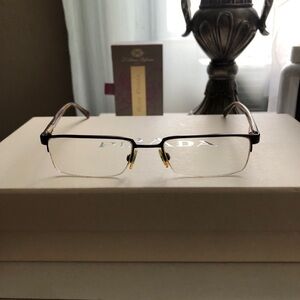 Burberry Half Rim Prescription Glasses